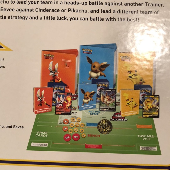 Brand new, Pokemon Battle Academy! Wrap removed but never played-decks sealed! - Picture 5 of 9